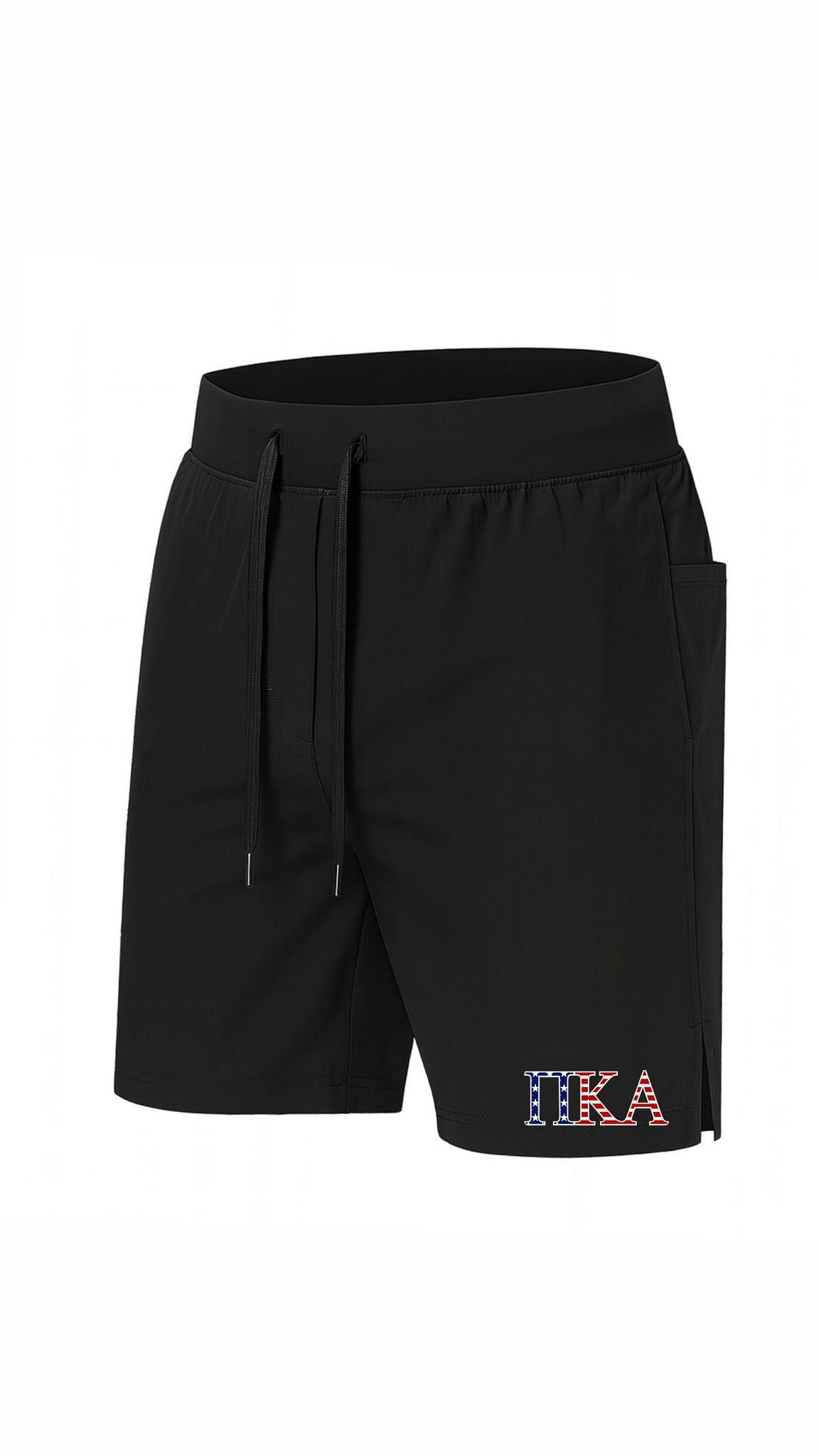 Black men's Short Choose your Logo
