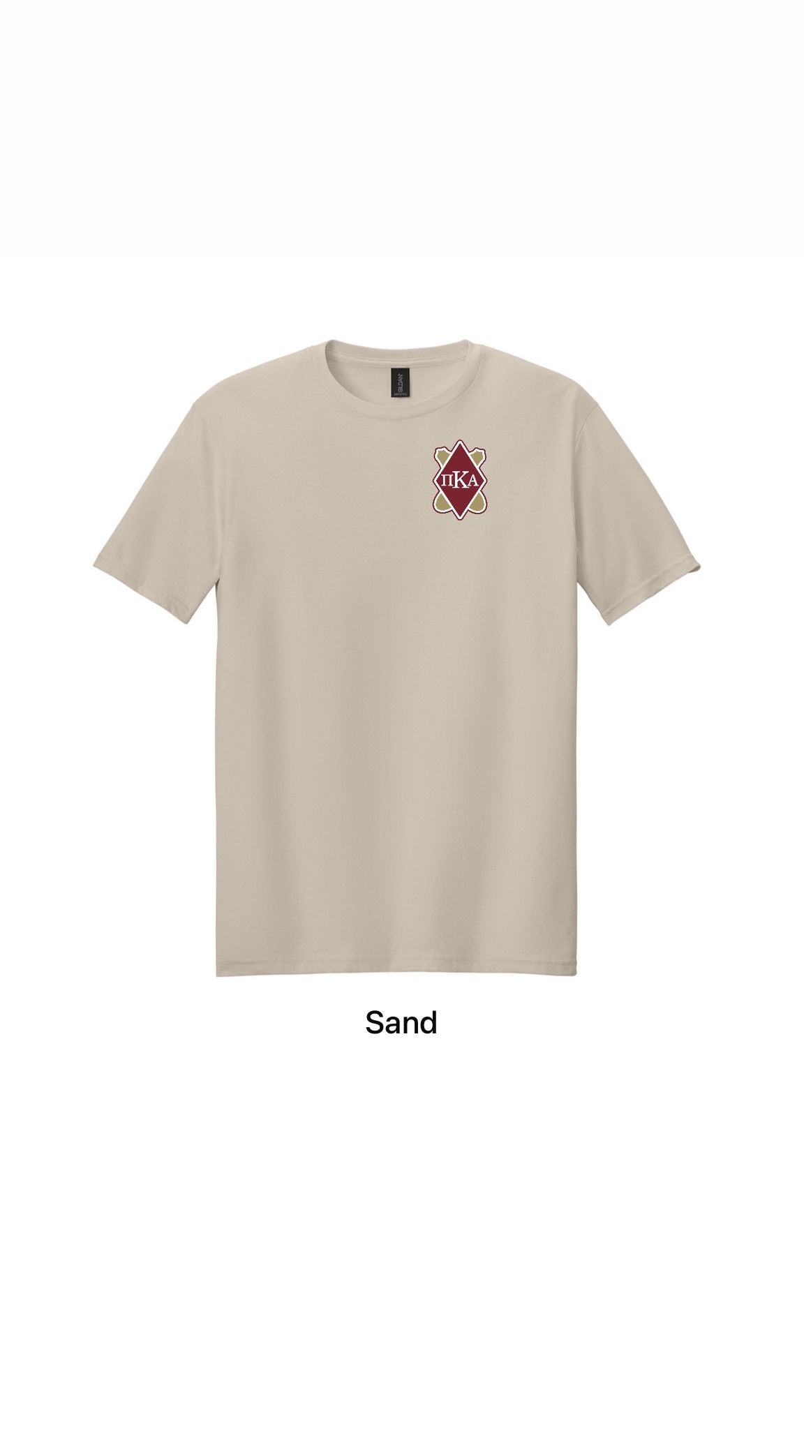 100% Cotton Tee Dark Red Logo