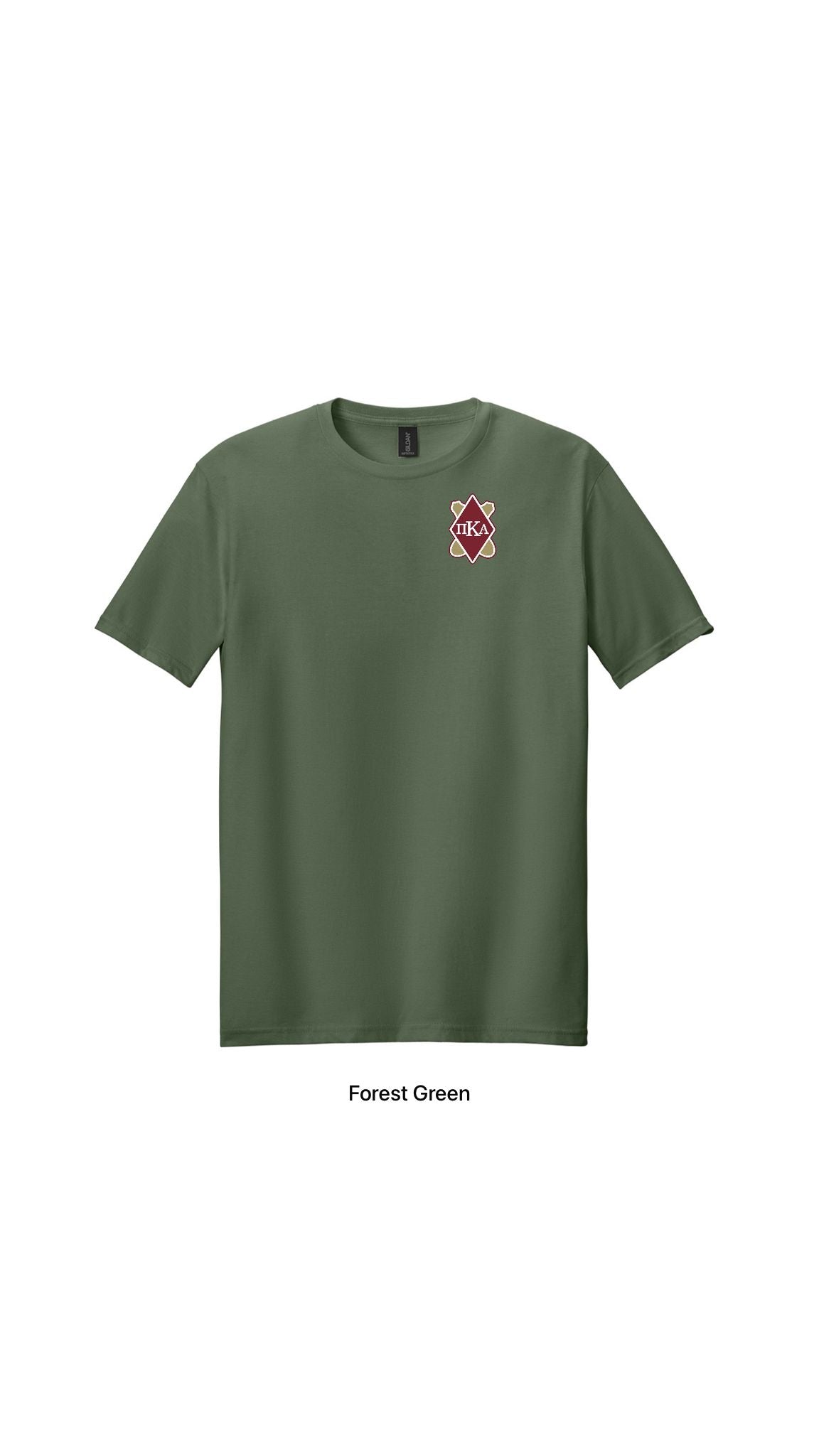 100% Cotton Tee Dark Red Logo
