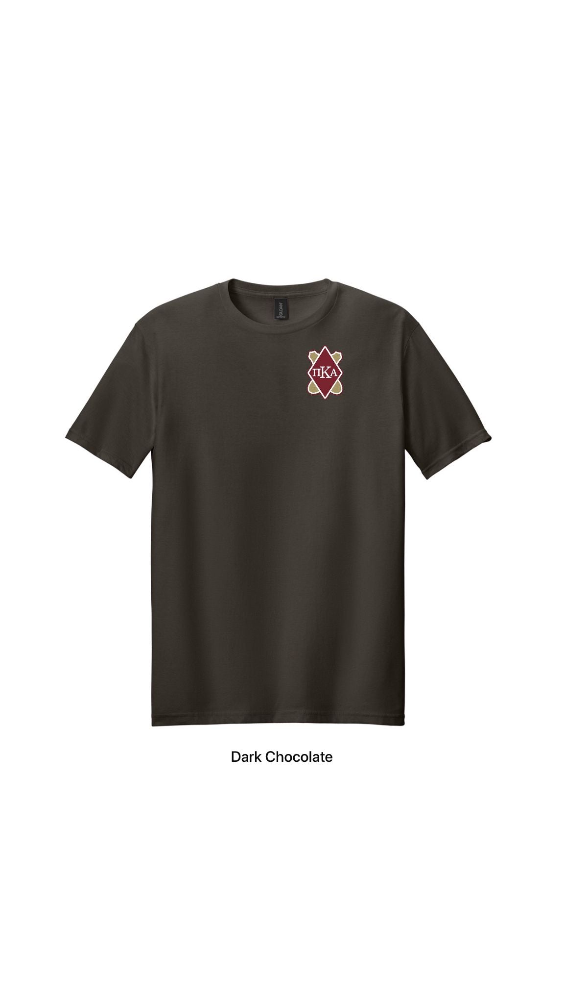100% Cotton Tee Dark Red Logo