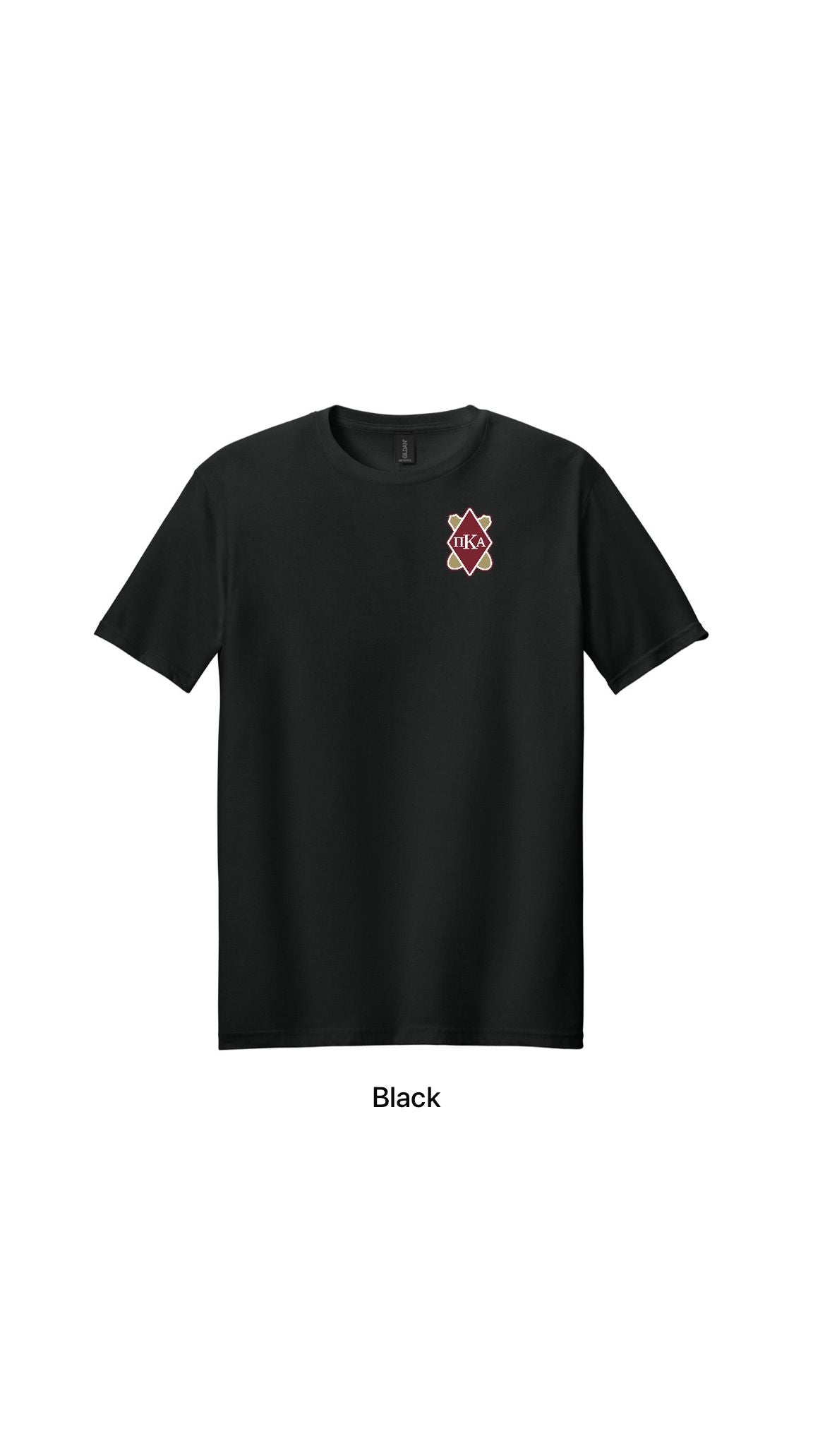 100% Cotton Tee Dark Red Logo