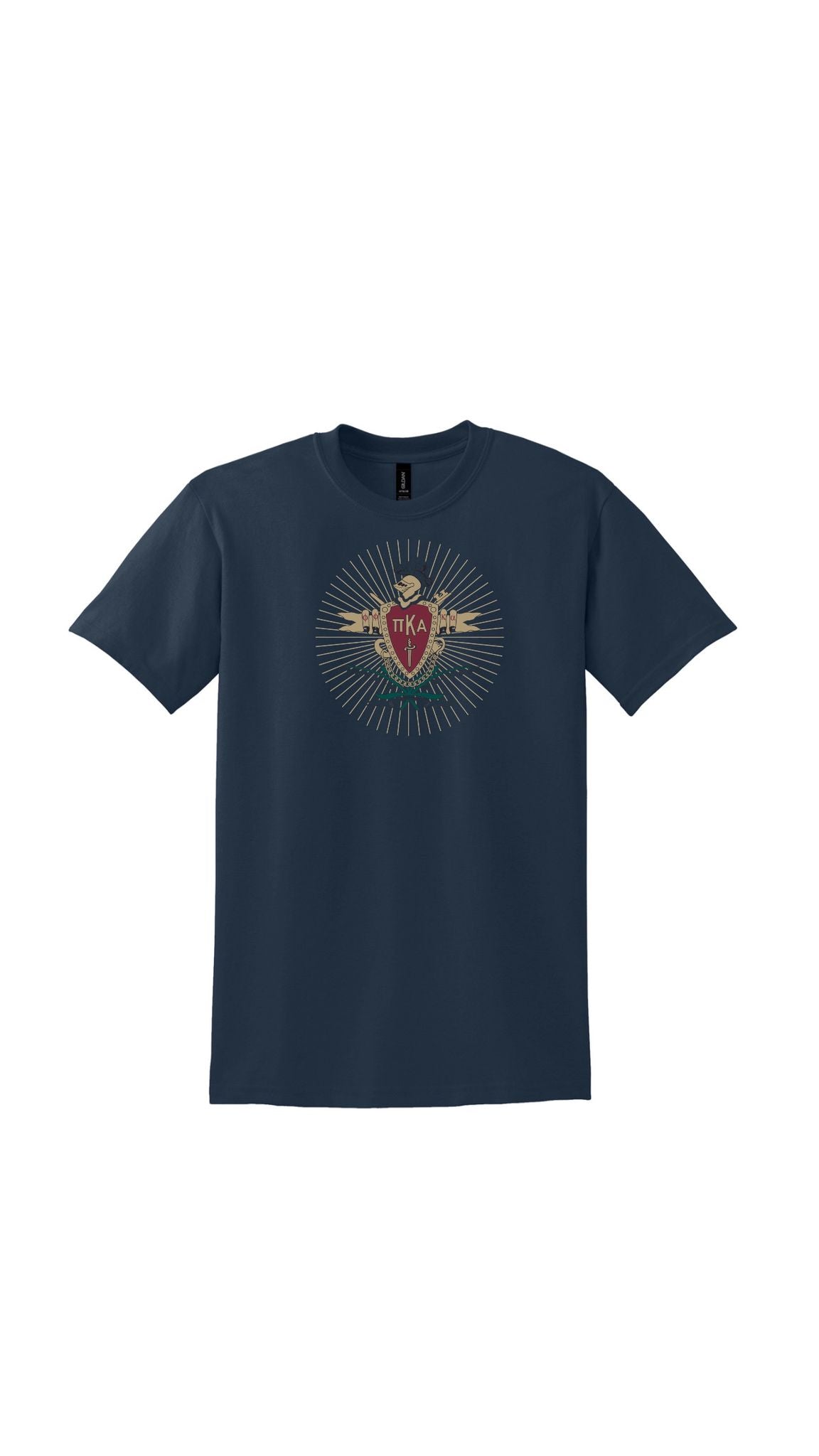 100% Cotton Tee Shield Logo