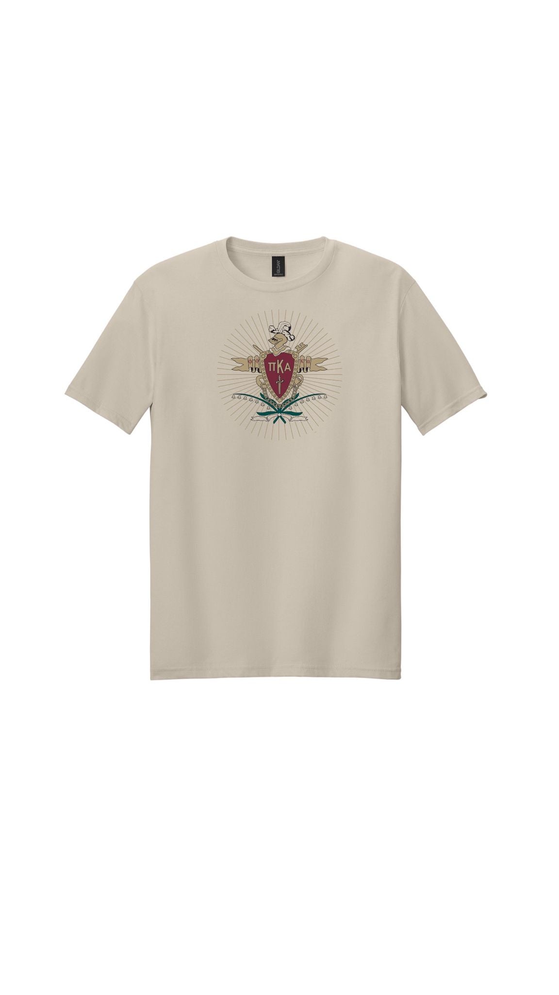 100% Cotton Tee Shield Logo