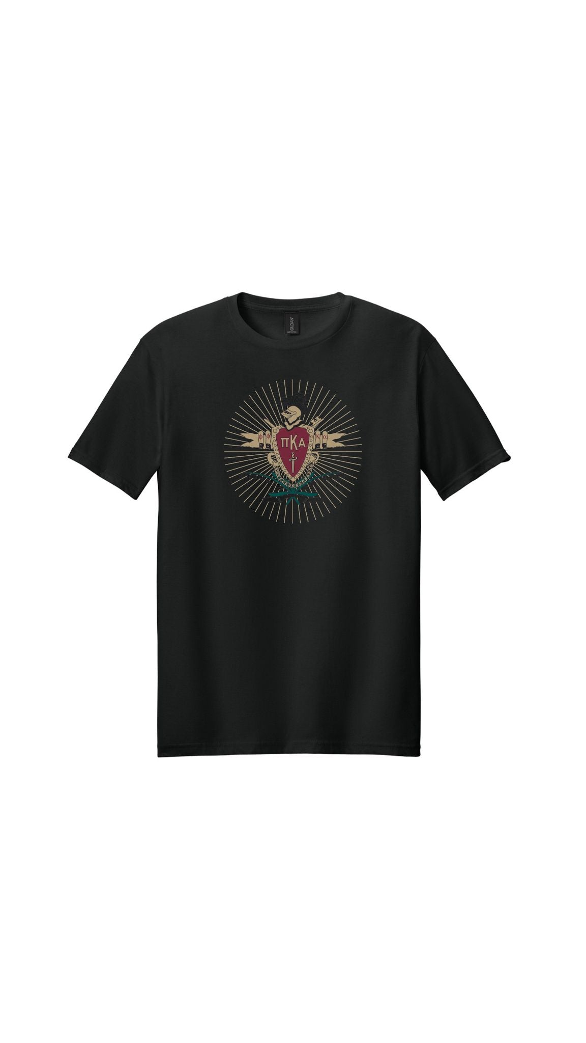 100% Cotton Tee Shield Logo