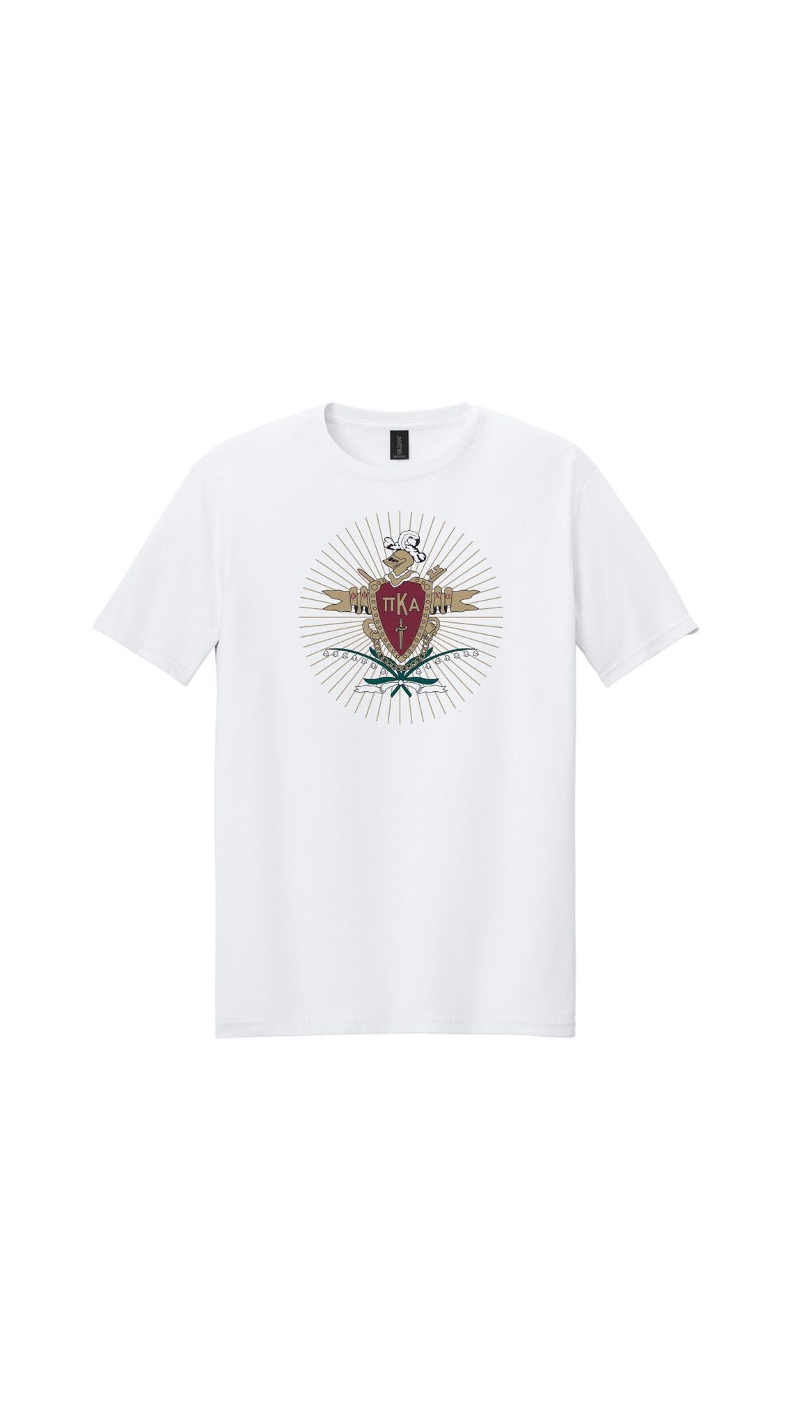100% Cotton Tee Shield Logo