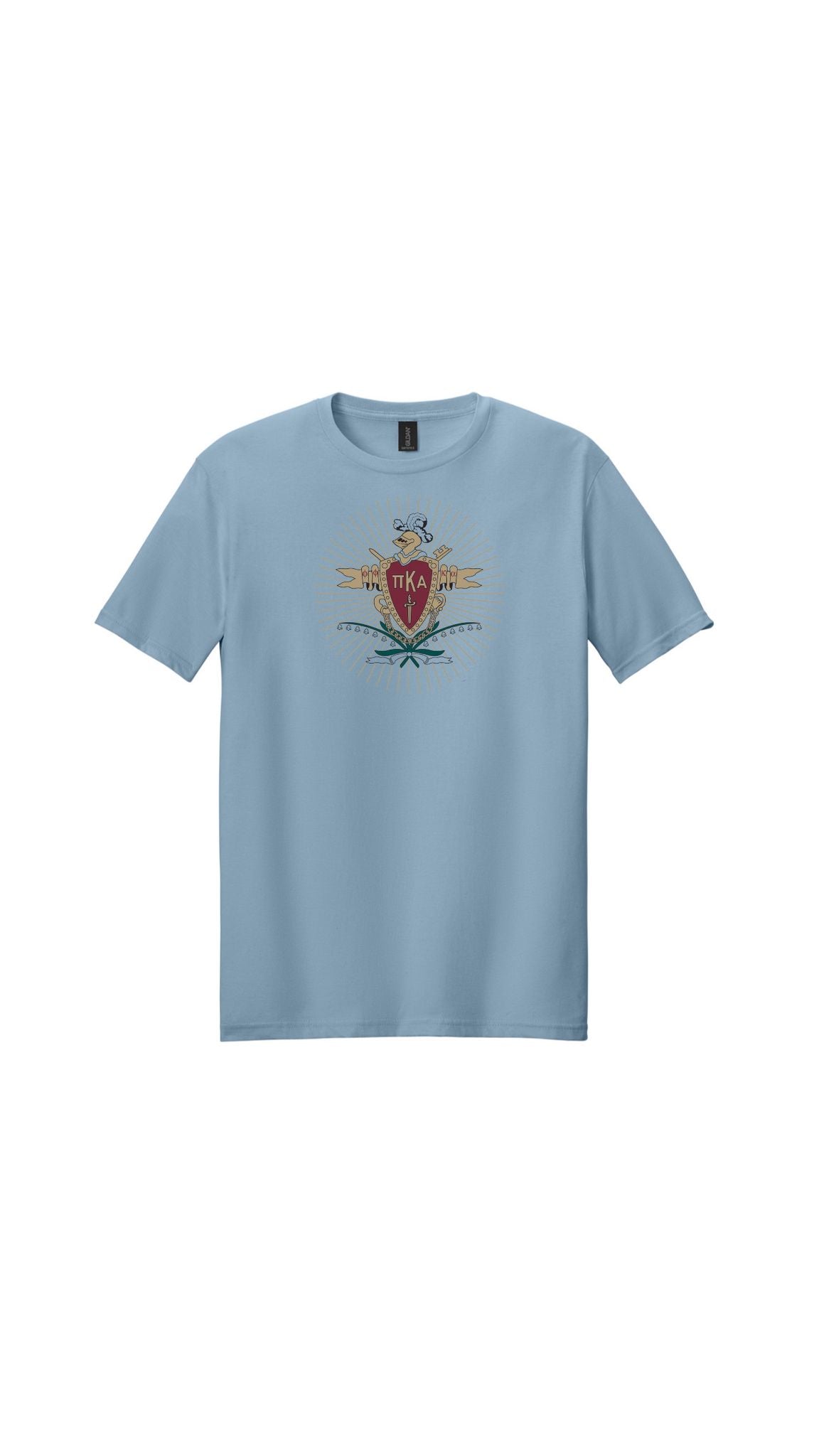 100% Cotton Tee Shield Logo