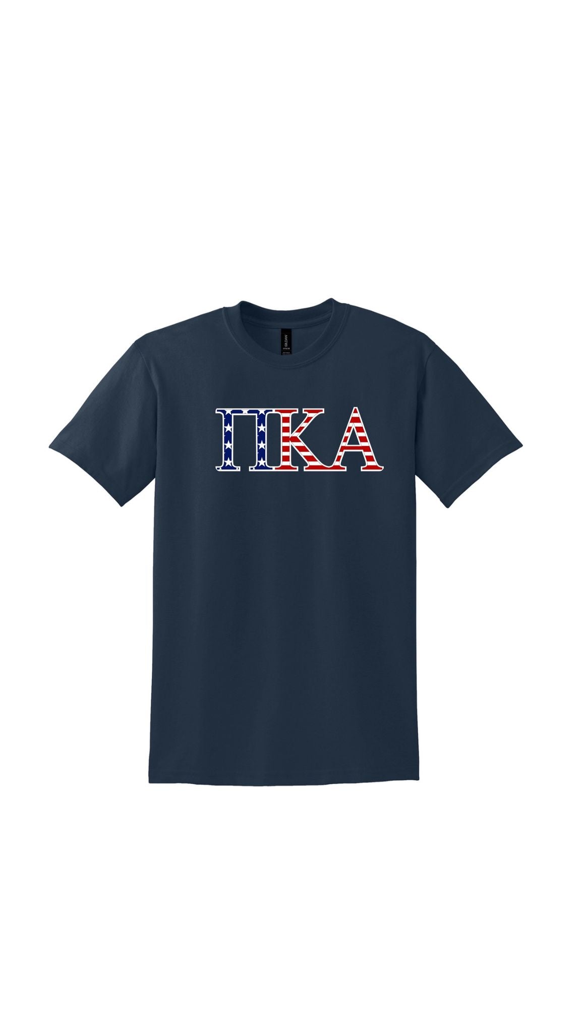 100% Cotton Tee Flag Logo