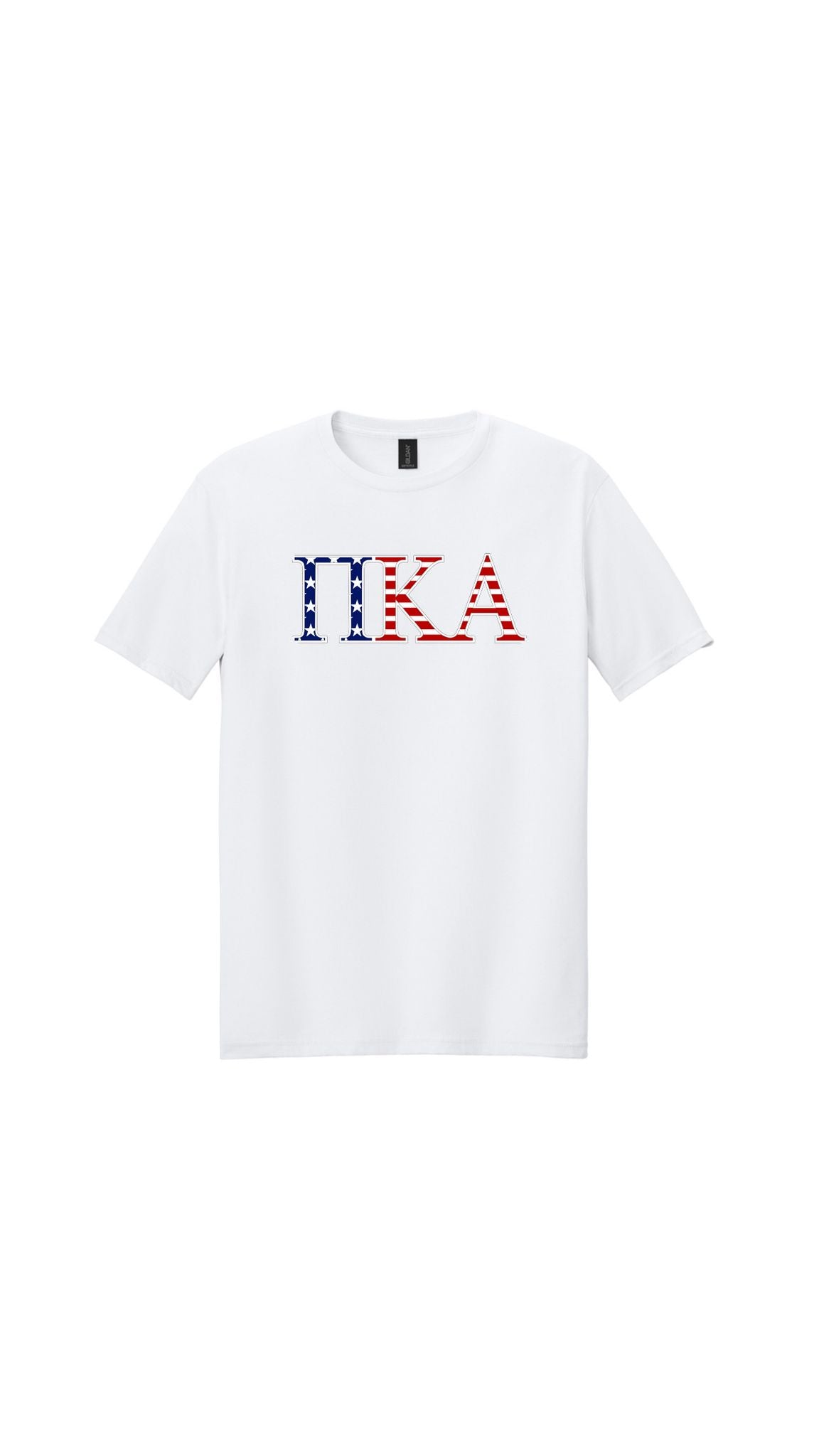 100% Cotton Tee Flag Logo