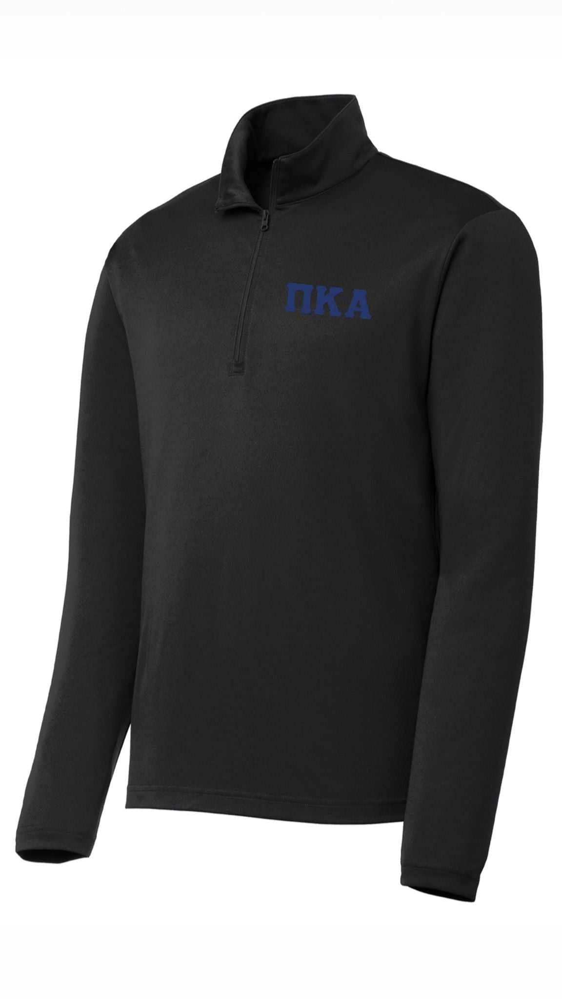 1/4-Zip Pullover Navy Logo
