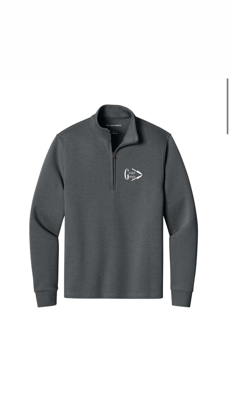 Port Authority 1/4-Zip White Logo