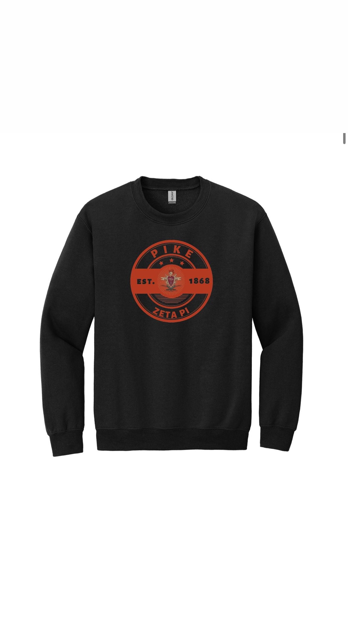 Crewneck EST 1868 logo