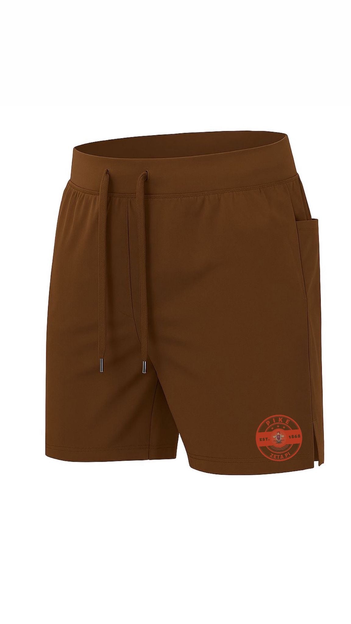 Brown men's Short Choose your Logo
