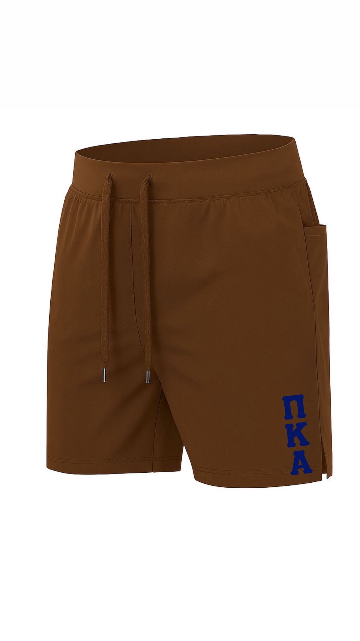 Brown men's Short Choose your Logo