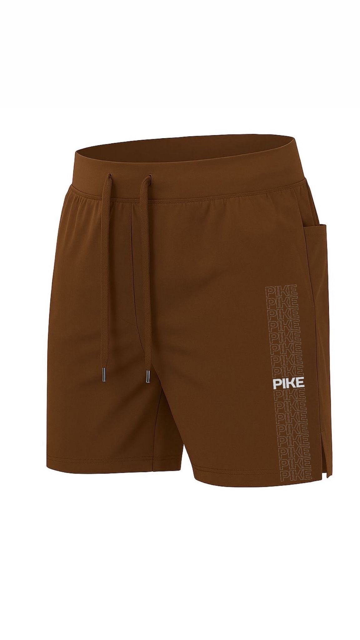 Brown men's Short Choose your Logo