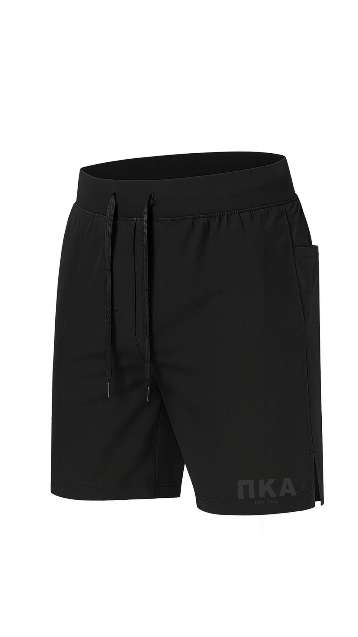 Black men's Short Choose your Logo