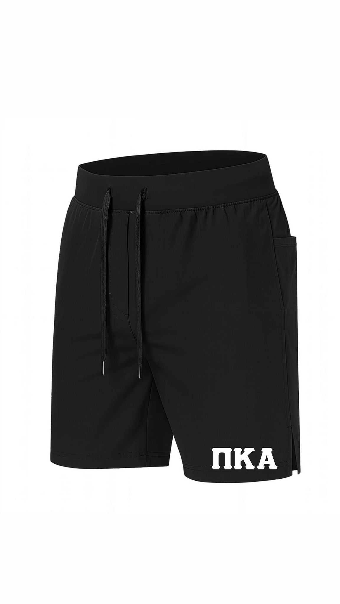 Black men's Short Choose your Logo