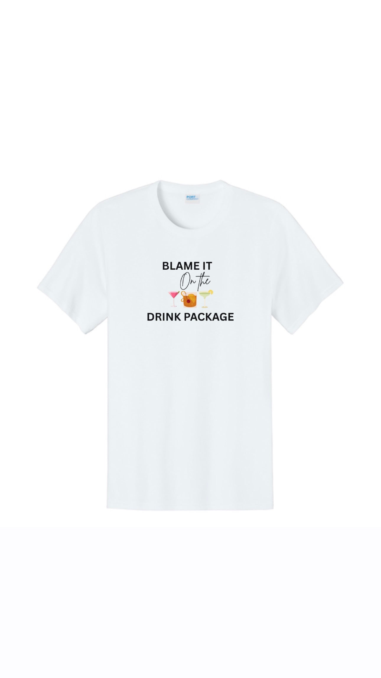 Blame It On The Package Drink Tee