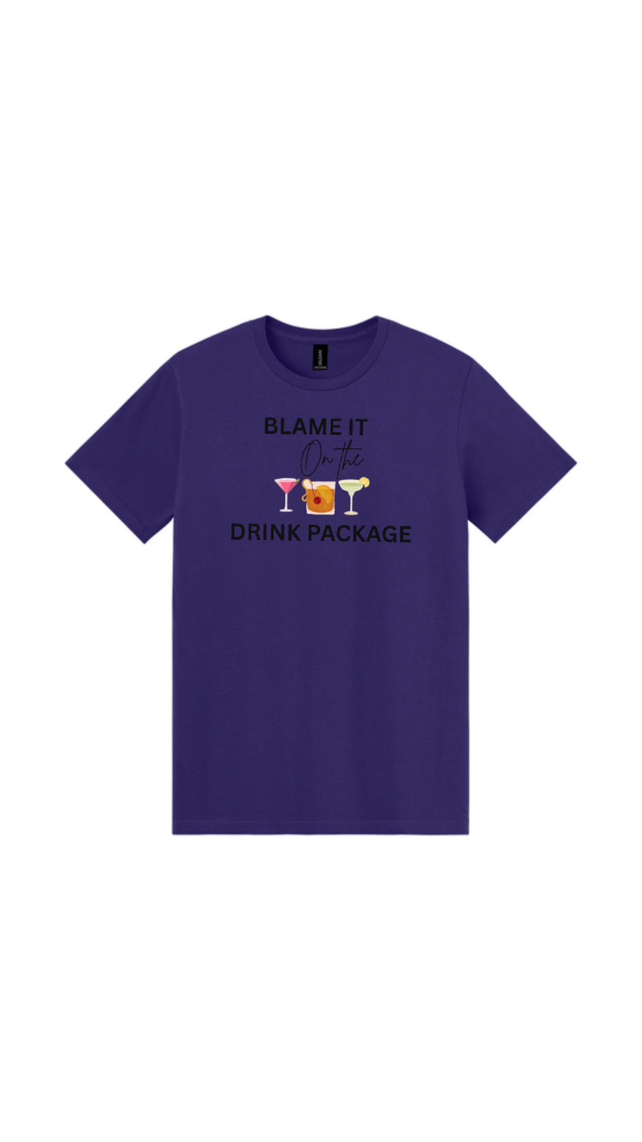 Blame It On The Package Drink Tee