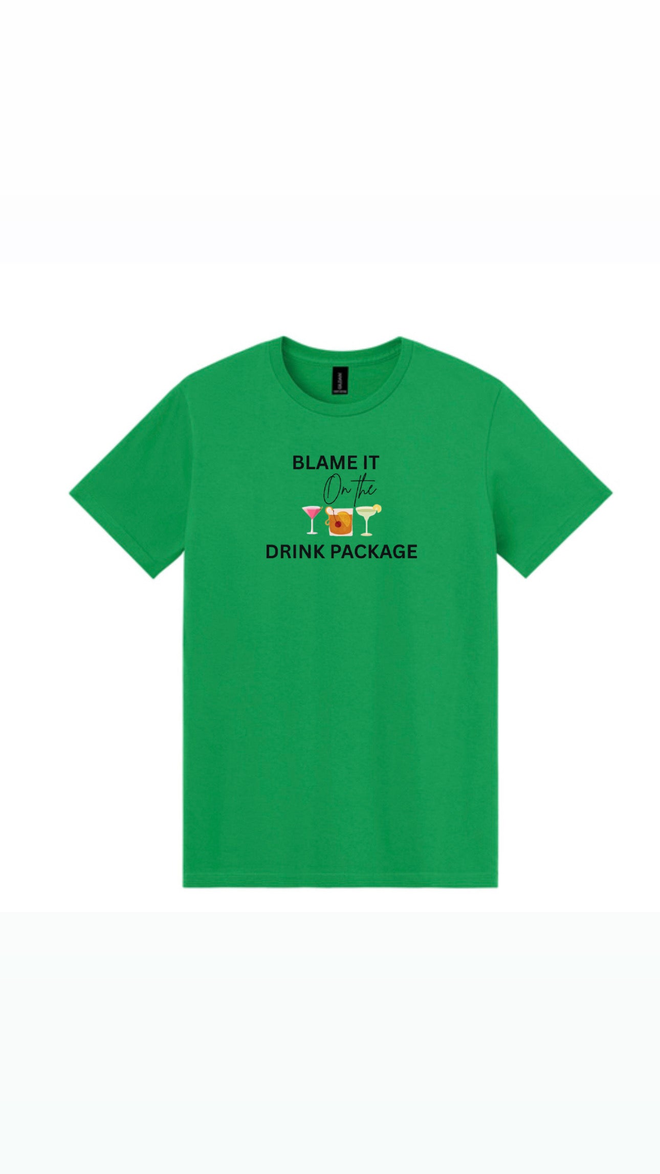 Blame It On The Package Drink Tee