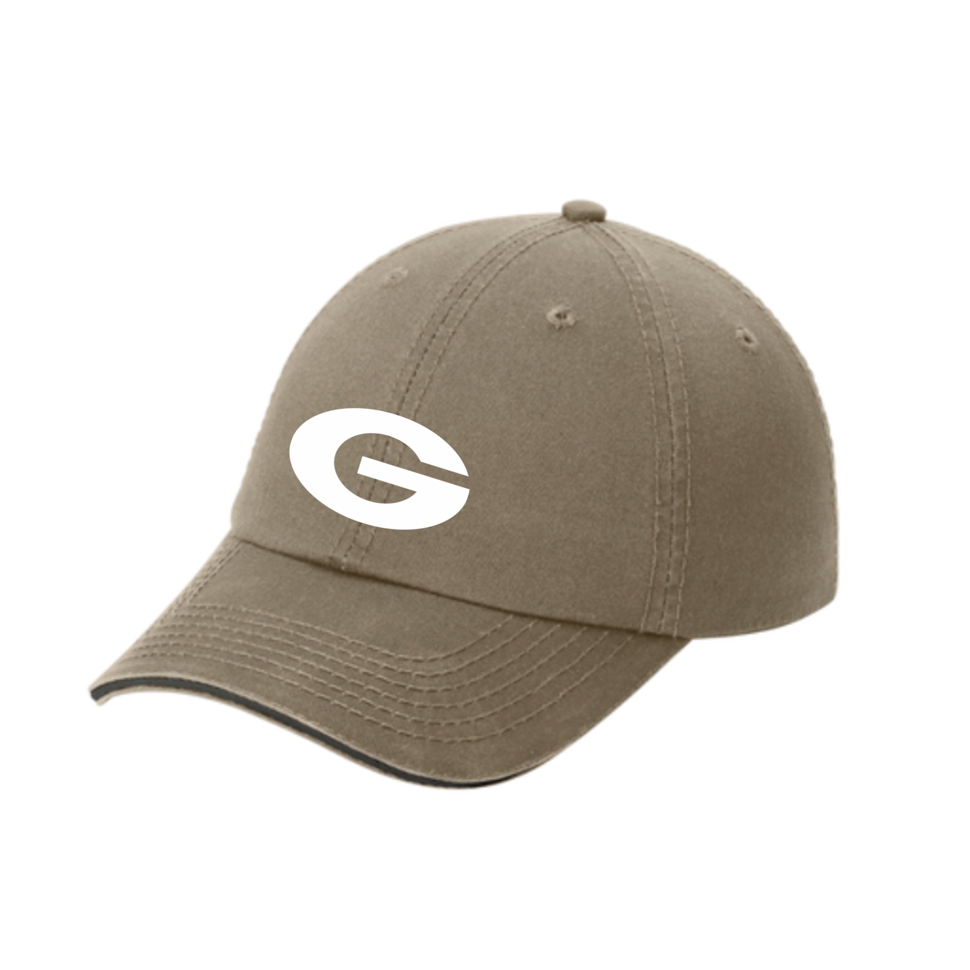 Khaki Cap G Embroidered