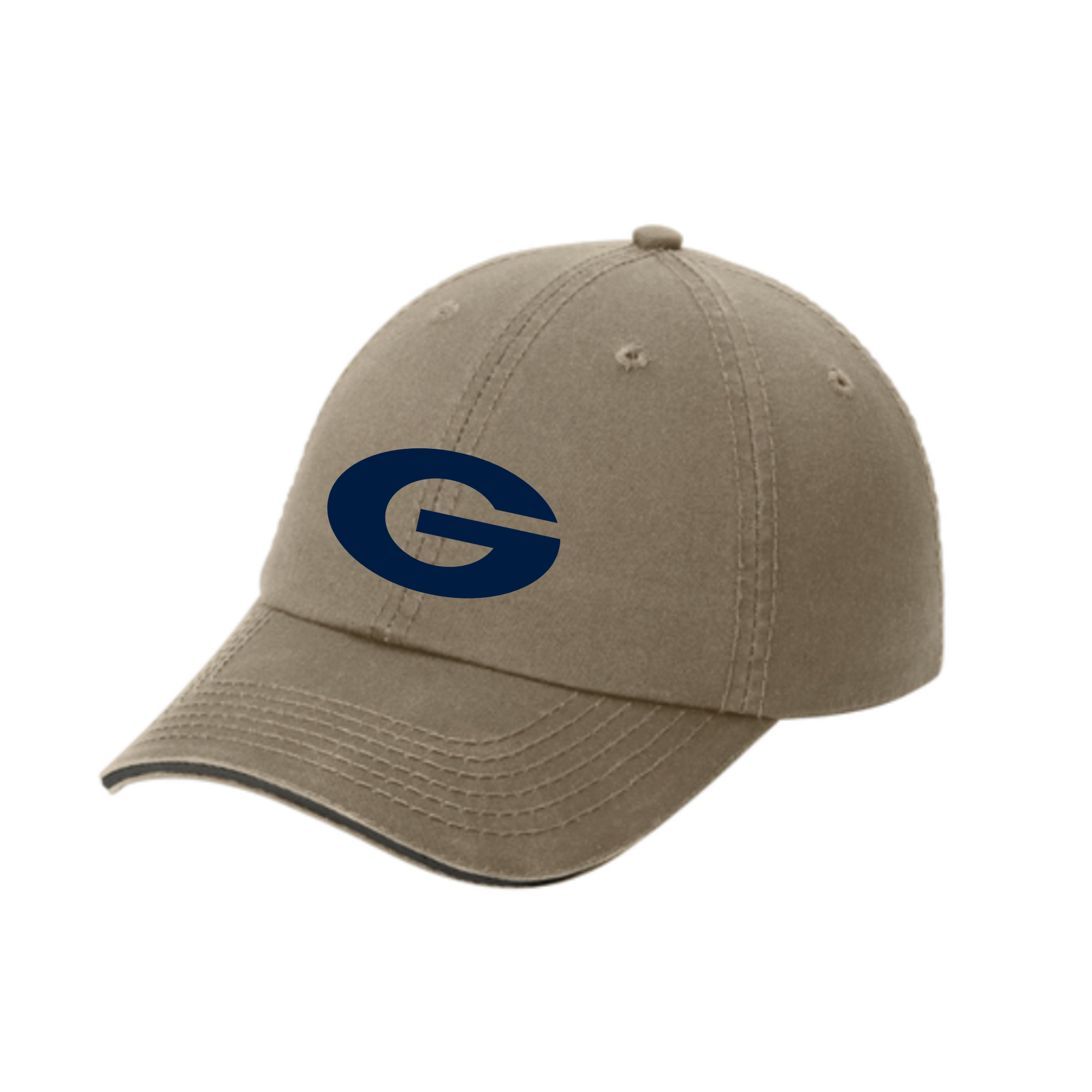 Khaki Cap G Embroidered