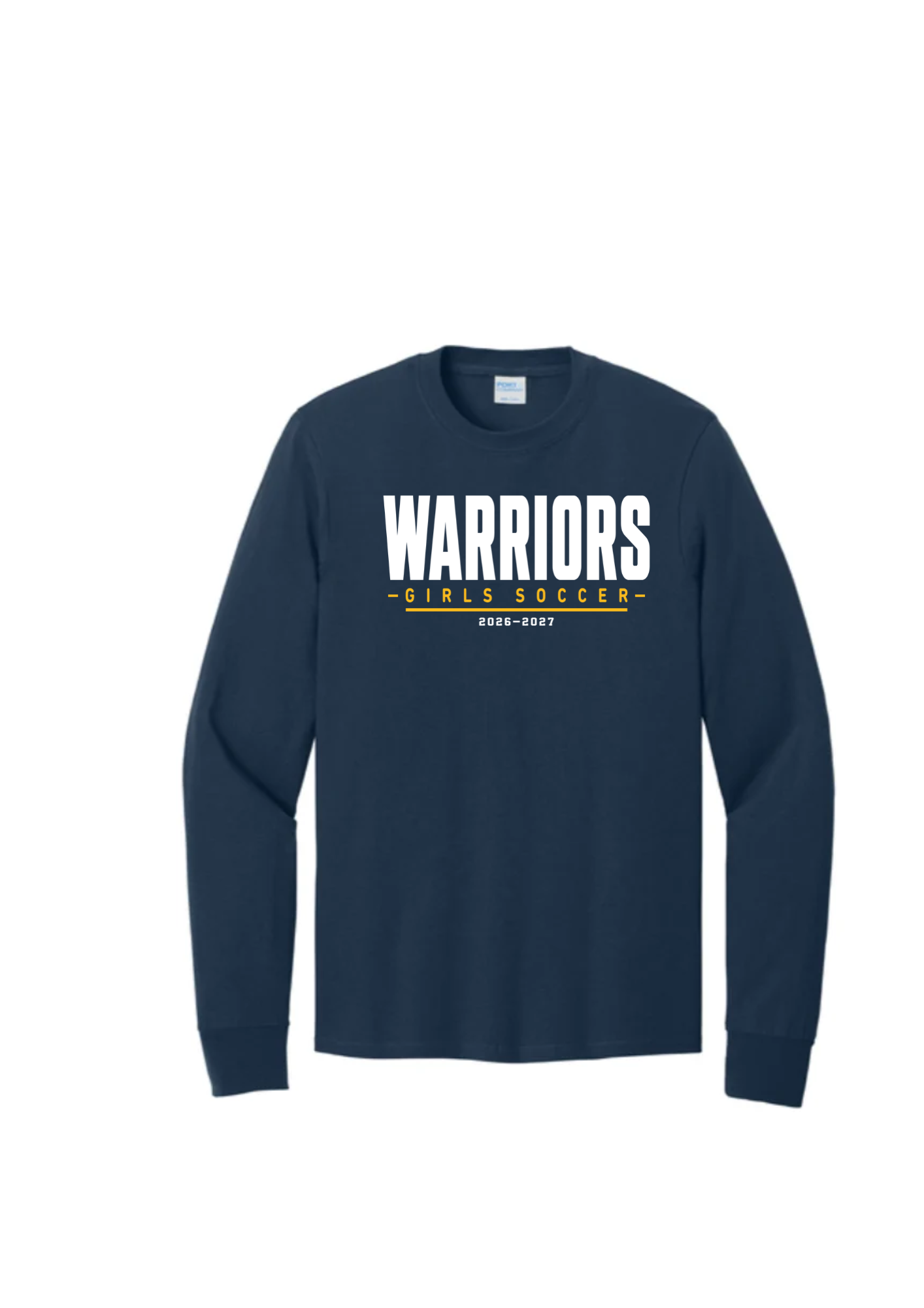 Navy Cotton Long Sleeves Tee All Designs