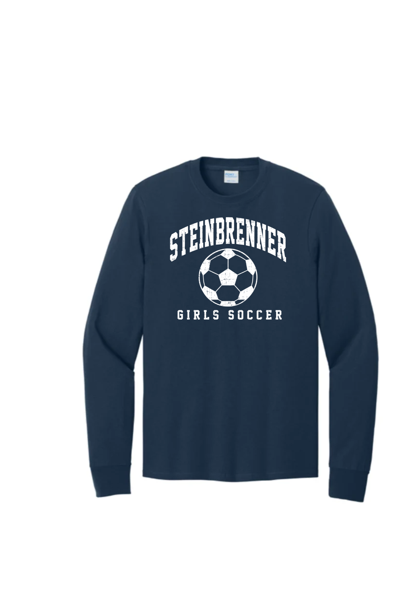 Navy Cotton Long Sleeves Tee All Designs