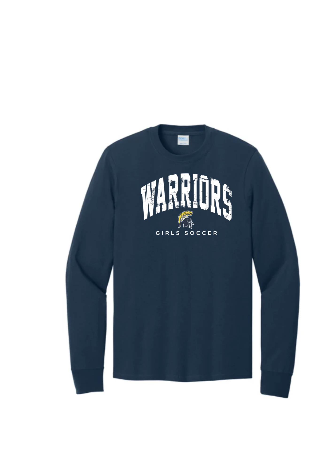 Navy Cotton Long Sleeves Tee All Designs