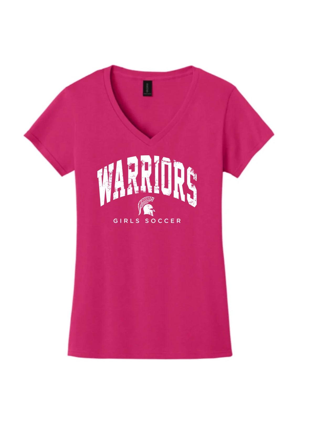 Ladies Tee V Neck Cotton Blend
