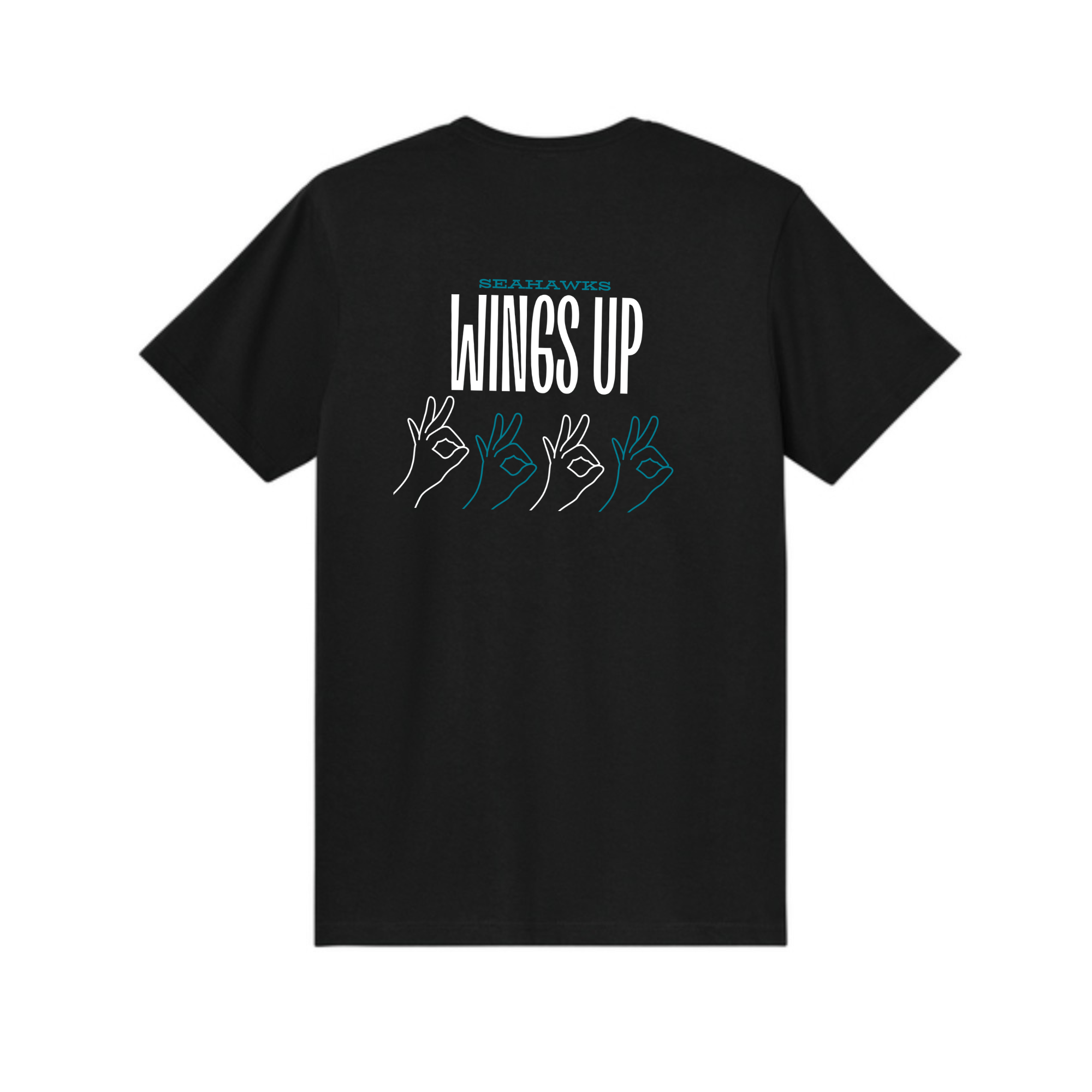 Wings UP Cotton Tee Shorts Sleeves - Item 1