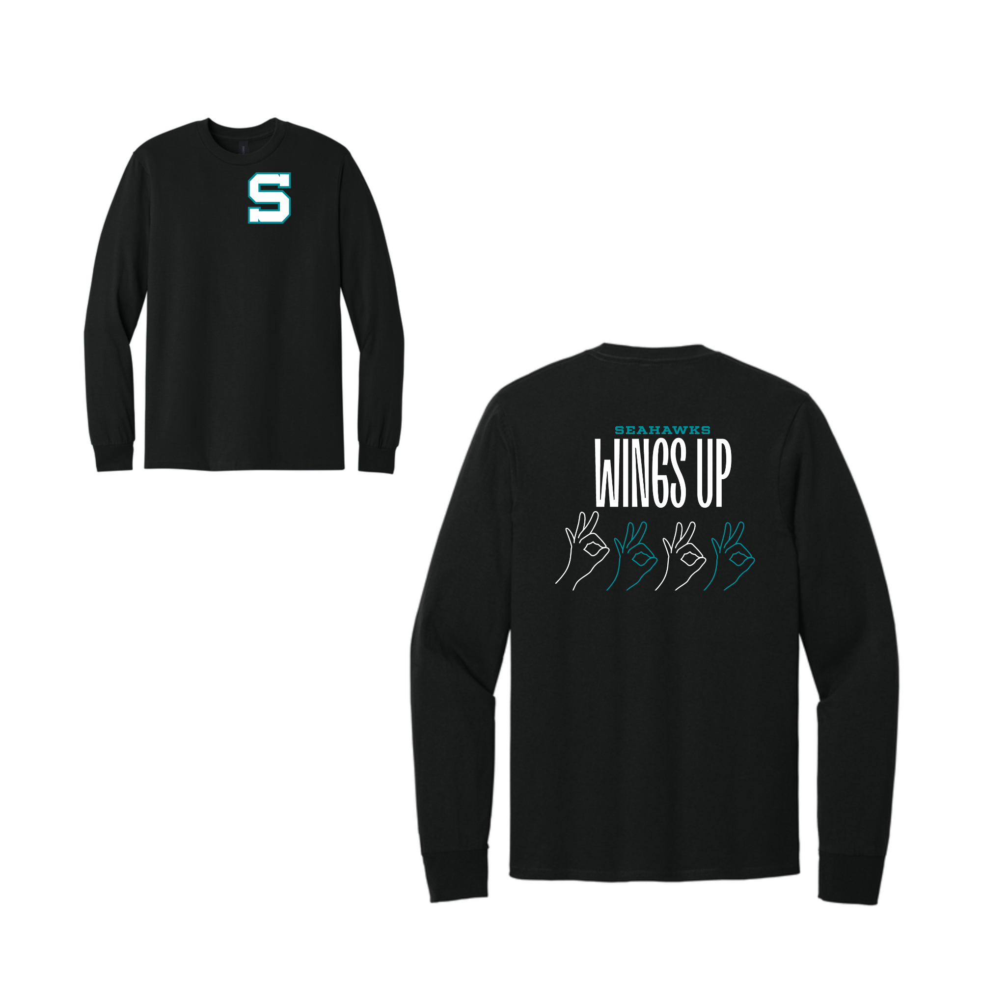 Wings UP Cotton Tee Long Sleeve - Item 2