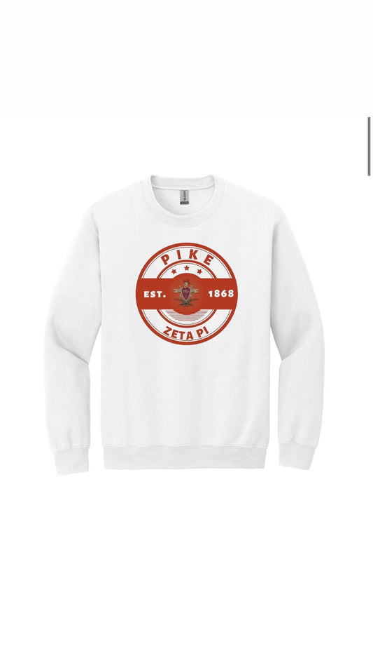Crewneck EST 1868 logo