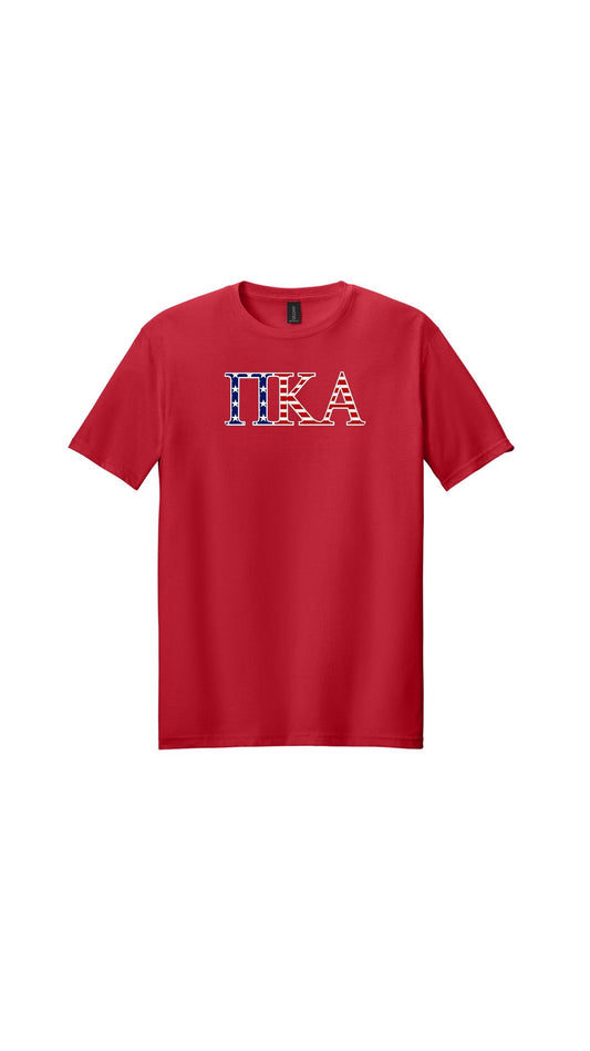 100% Cotton Tee Flag Logo