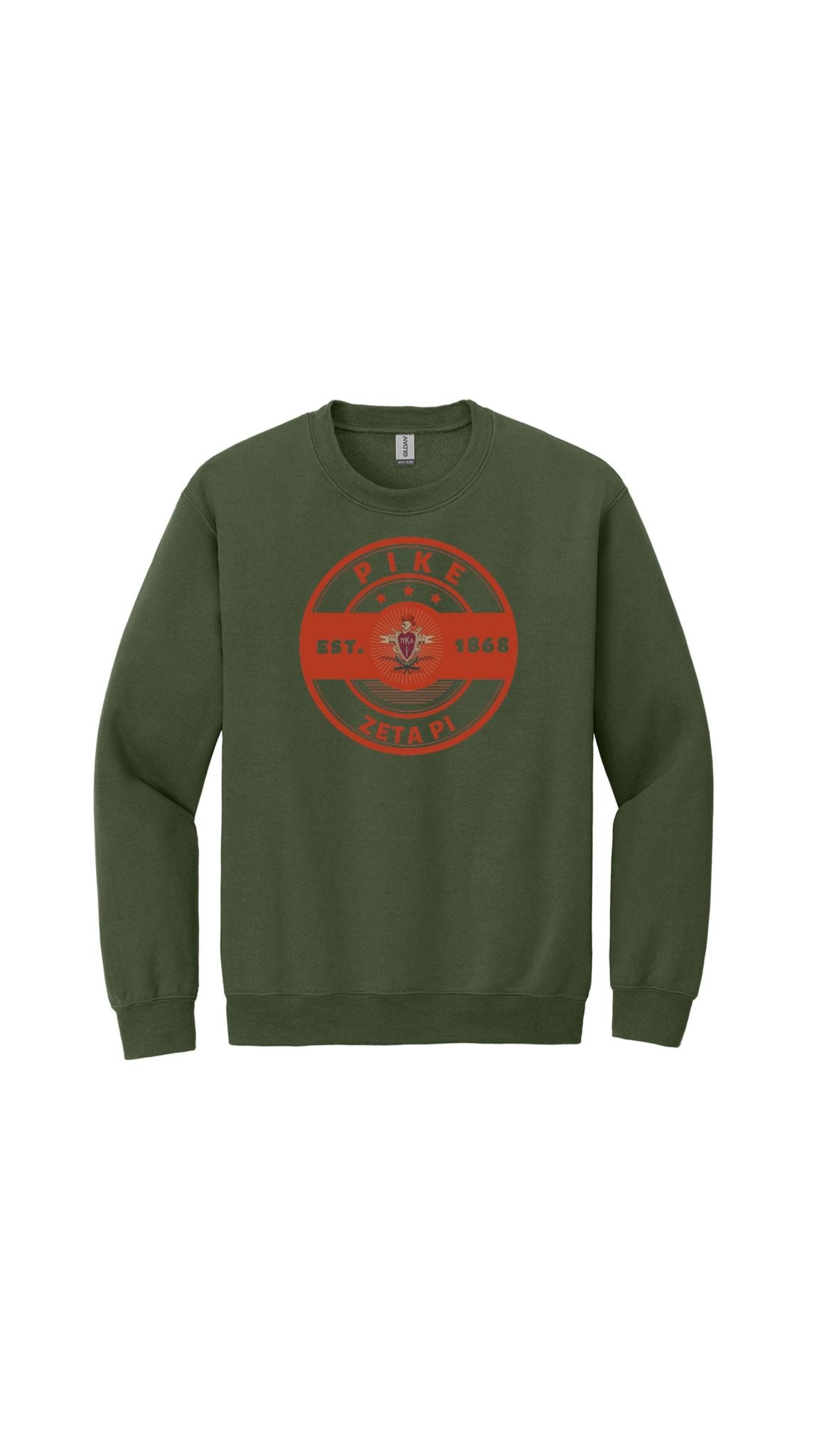 Crewneck EST 1868 logo