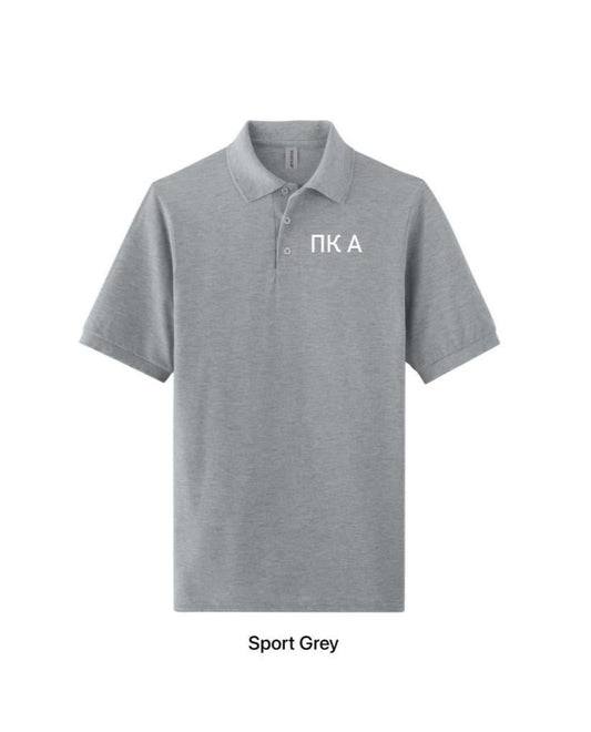 Polo Drifit White Logo