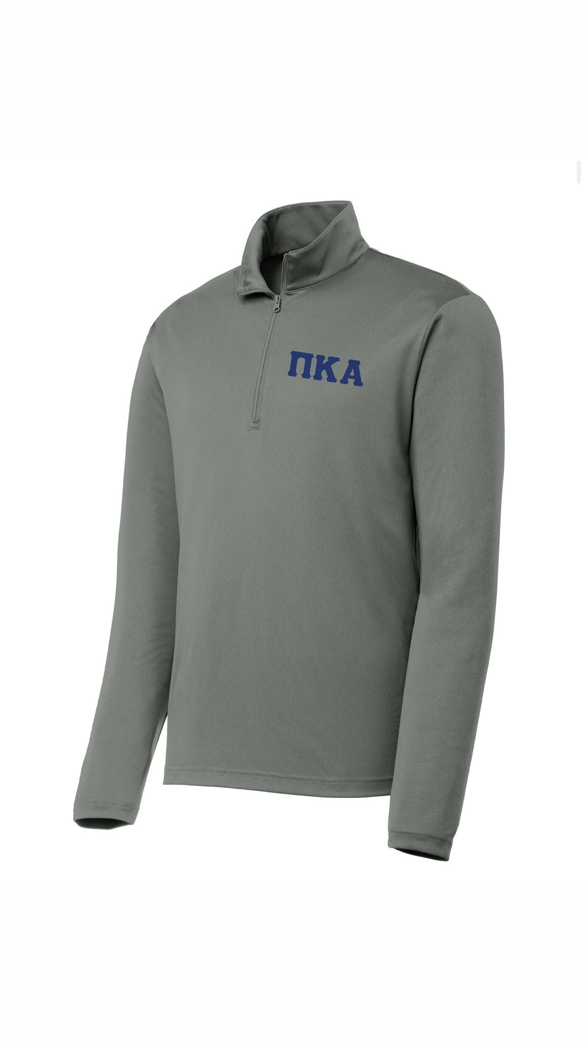 1/4-Zip Pullover Navy Logo
