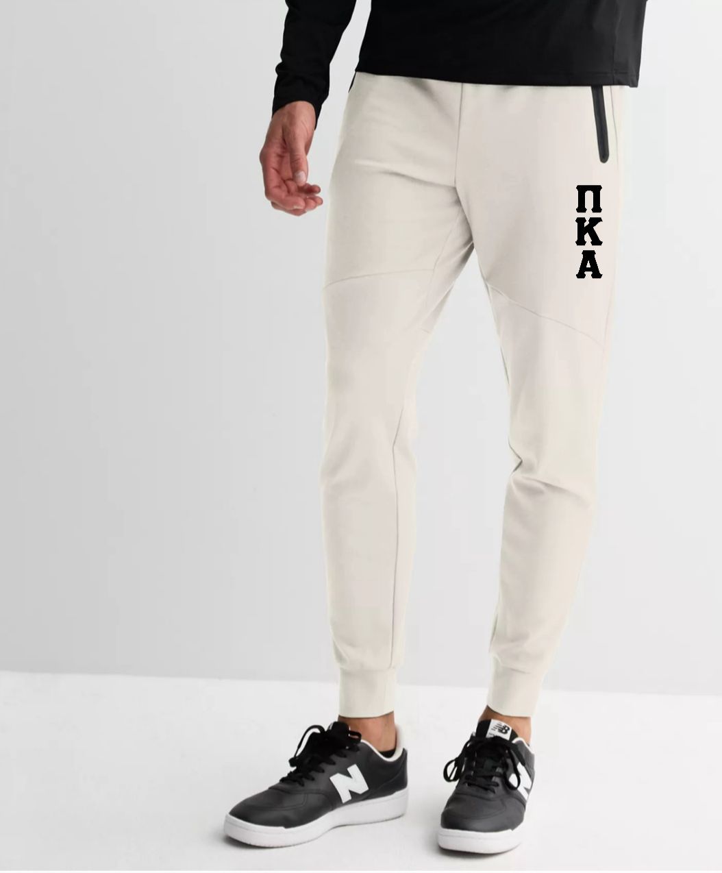 Jogger Pants Black Logo Only